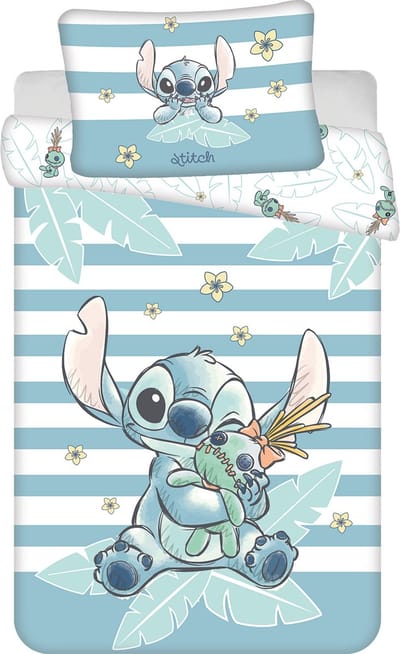 Disney Lilo & Stitch BABY / Peuter dekbedovertrek Scrump - 135 x 100 + 40 x 60 cm - Katoen
