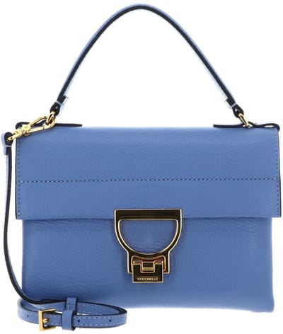 COCCINELLE Leren Handtas Schoudertas Arlettis Handbag Azul Blauw