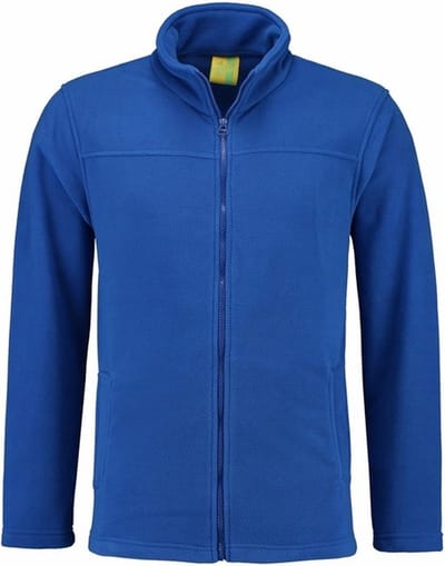 Fleece vest met rits Norway - Kobalt blauw - voor volwassenen/heren - winter trui S