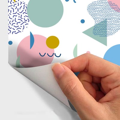 Behang-effect sticker - DENEMARKEN - 30x30cm