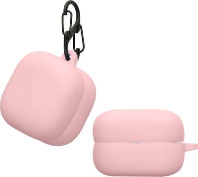 kwmobile Hoes geschikt voor Sony LinkBuds Fit WF-LS910N - Siliconen cover voor oordopjes in oudroze