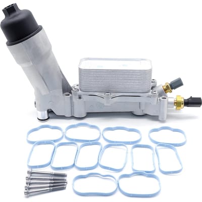 926959 3.6L Verbeterde Aluminium Motoroliekoeler Filterhuis Adapter Kit Vervanging voor Dodge 0 zilver