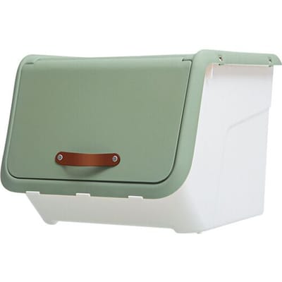 Citylife Auspicious Dragon opbergdoos - PP - wit - 3 stuks - groen