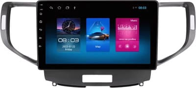 Autoradio met bluetooth - Carplay - Voor Honda Accord 8 (2008-2012) - Geschikt voor Apple en Android - Stereo - Navigatie - Navigatiesysteem auto - 1GB 16GB - 9"