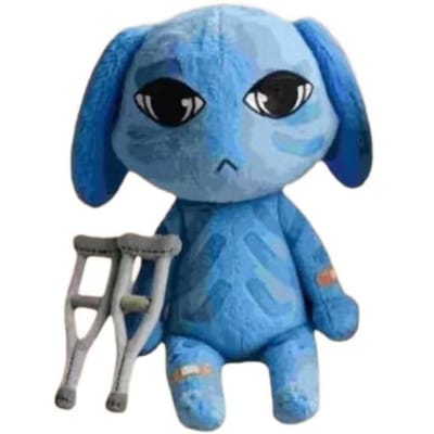 Horror Dierenziekenhuis Pluche Speelgoed Blauwe Hond Zacht Gevuld Cartoon Pop Verzamelaar Voor Volwassen Fans Woondecoratie Knuffelbaar Cadeau