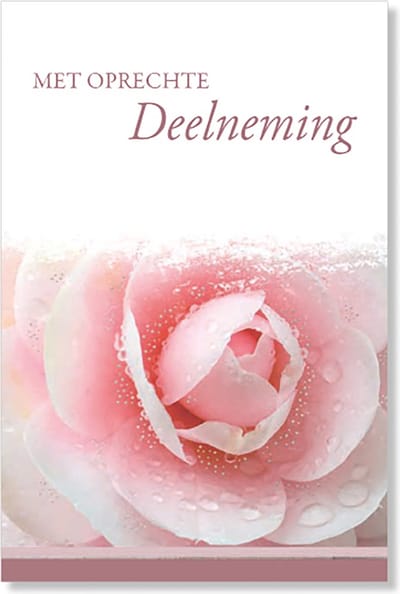 MGPcards - 6 Luxe dubbele wenskaarten - Deelneming - Foliedruk - FSC-keurmerk - 11,5 x 17 cm