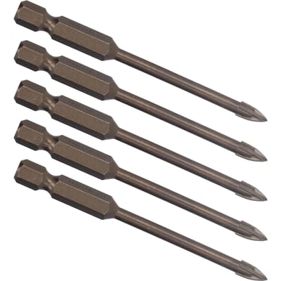5 Stuks Kruisboor 14 inch Zeskant Schacht Tegel Glas Keramiek Beton Gatopener Hardmetalen Gereedschap 8mm