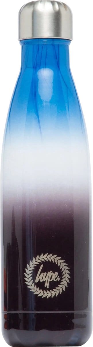 Blue Black Fade - Drinkfles - RVS drinkfles - waterfles - RVS waterfles