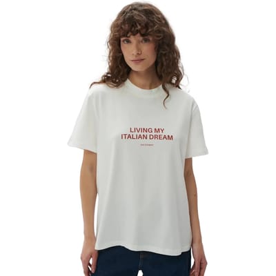 T-shirt dames She is Sunday Italian Dream