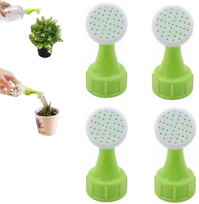 4 sproeikoppen,gietermondstuk, gietersproeiers, doppen voor sproeiflessen, geschikt voor drinkflessen, zaden, zaailingen, tuinirrigatie (2,2*7cm, groen)
