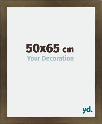 Your Decoration - Fotolijst 50x65 cm - MDF - Brons Decor - Mura