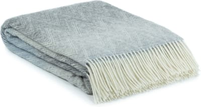 MoST - Wollen plaid Missoni Blu - 100% Nieuw-Zeelandse wol - 140 x 200 cm - blauw