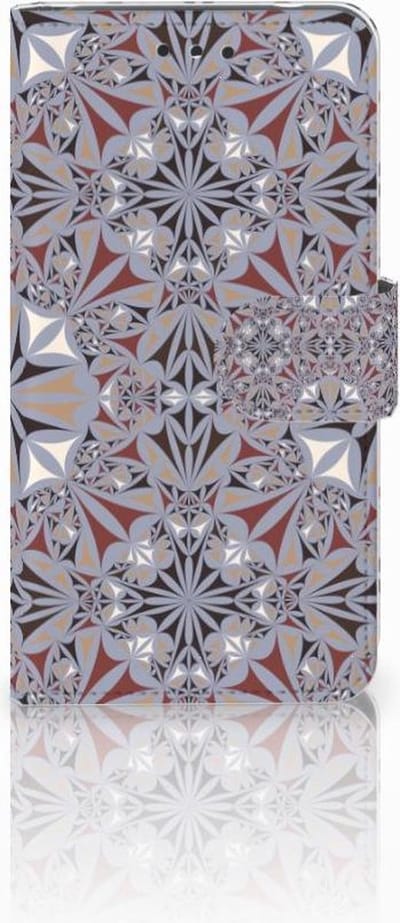 Boekhoesje voor Nokia 2 Bookcase Flower Tiles