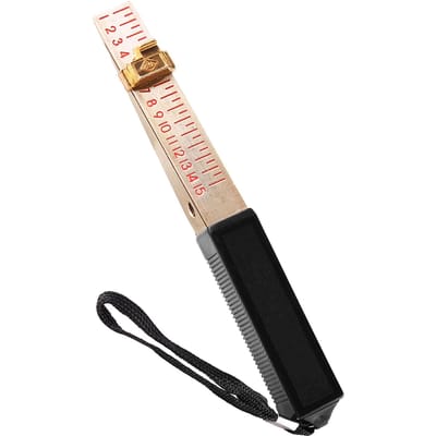 Wigvormige Vernier Voelermaat Huis Engineering Inspectie Vlakheidsmeetgereedschap (0.2mm) beige