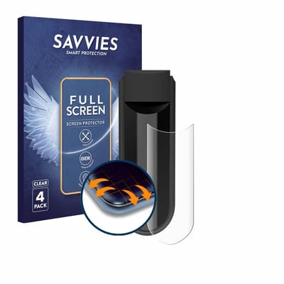 Savvies - Screenprotector voor Vorwerk Kobold VK7 - Folie Beschermfolie transparant volledig dekking 4 Stuks