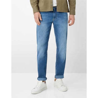 Brax Heren Jeans  Style CADIZ SKY BLUE USED, denim blauw regular, maat 36/34