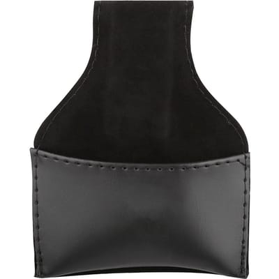 Biljartkrijthouder Draagbare PU Pouch Tas Accessoire Zwart black
