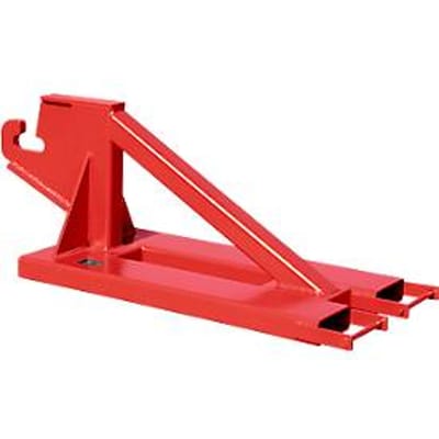 Bauer manoeuvreerhulp RH-AC, met haak, tot 10000 kg, L 1800 x B 700 x H 725 mm, gelakt, vuurrood RAL 3000