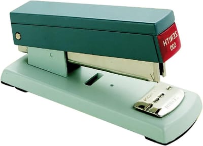 Tafelnietmachine - Handnieter - Papier Verwerken - Robuuste Metalen Basis - 70 mm Naaddiepte - Grijs