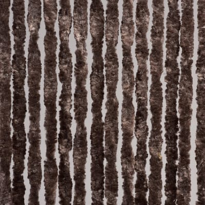 Kattenstaart Vliegengordijn - 90 x 220 - Donker Bruin
