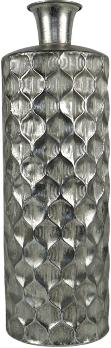 DoaBuy metalen vaas Harper 57 cm zilver zilver