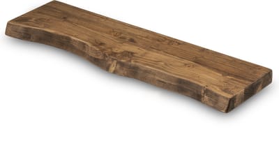 Wandplank Zwevend 80x20 - Incl. Bevestigingsmateriaal - Boekenplank - Boekenrek Boomstam Hout