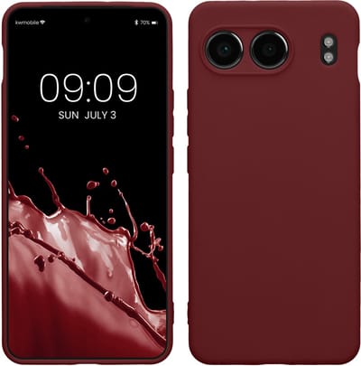 kwmobile telefoonhoesje geschikt voor OnePlus Nord 4 5G - Hoesje voor smartphone - Precisie camera uitsnede - In bordeaux-violet