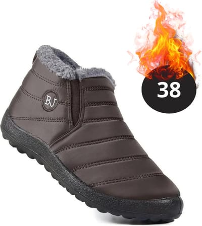 Nivard Snowboots - Sneeuwschoenen - Sneeuwboots - Dames - Wintersport - Ski - Skischoenen - Khaki - 38 - Laag
