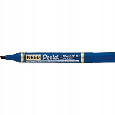 Pentel N-860 Permanente Marker, Ronde Punt, Blauw