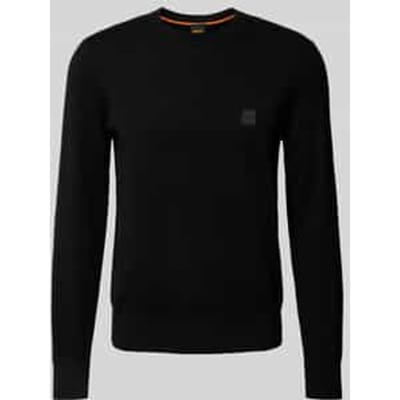 BOSS Pullover Kanovano Zwart - Maat XXL - Heren - Pullovers