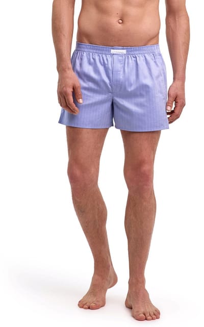 FALKE Daily Comfort ademend katoen broek van onderlaag heren blauw - maat XL