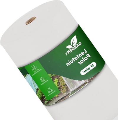 Tuinvlies Beschermdoek - Vliesdoek Planten Ademend Vlies - Planten Beschermen - Lucht- en Waterdoorlatend - 210 m² - Wit