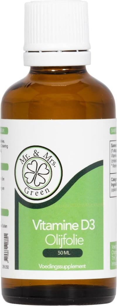 Vitamine D3 in olijfolie, voor een betere opname