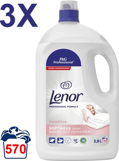 Lenor - Wasverzachter - Sensitive - 570 Wasbeurten - 11,4L