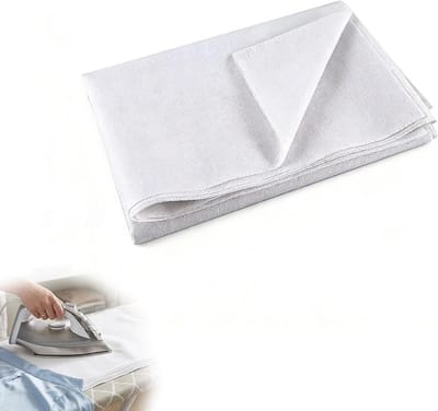 Strijkbaar Vlies - Volumevlies - Kleding Verstevigen - Aan Twee Zijde Hechtend - 200 X 100 CM - Wit