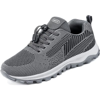 Wandelschoenen Nieuwe Reisschoenen Comfortabel Middelbare Leeftijd en Ouderen Zachte Zool Hardloopschoenen Sport Schoenen voor Ouderen Koppels 44 black