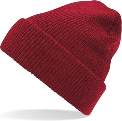 Senvi Vintage Beanie Kleur: Rood (one size fits all)