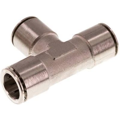 16mm T-koppeling Messing Insteekfitting FKM