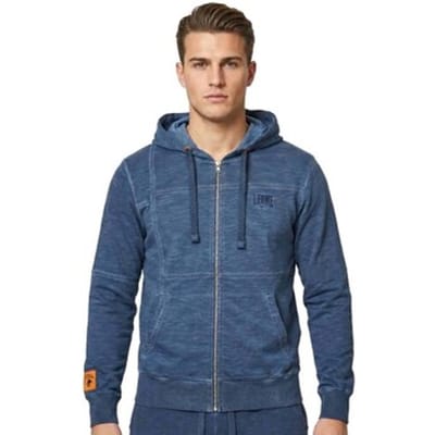 Capuchon sweaters Leone 1947 Man Hoody Full Zip Old Wash