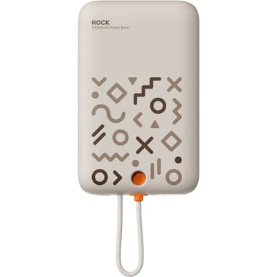 ROCK 10.000mAh MagSafe On-the-Go Powerbank Beige 10.000 mAh