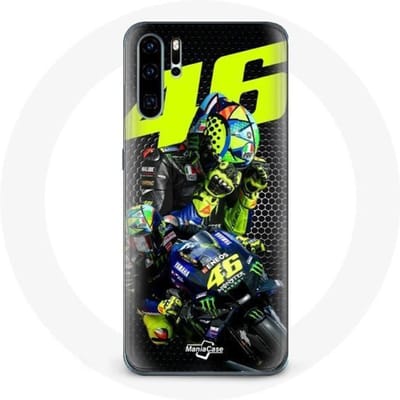Coque pour Huawei P30 Valentino Rossi motoGP 46 Pilote de vitesse