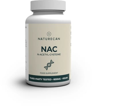 Naturecan - NAC Capsules - 600 mg N-Acetyl Cysteïne - 60 Capsules - Vegan - Gemaakt in Nederland