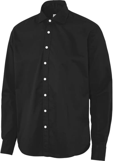 Cottover SHIRT TWILL COMFORT MAN - GOTS GECERTIFICEERD 141038 - Zwart - 36