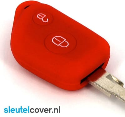 Autosleutel Hoesje geschikt voor Citroën - SleutelCover - Silicone Autosleutel Cover - Sleutelhoesje Rood