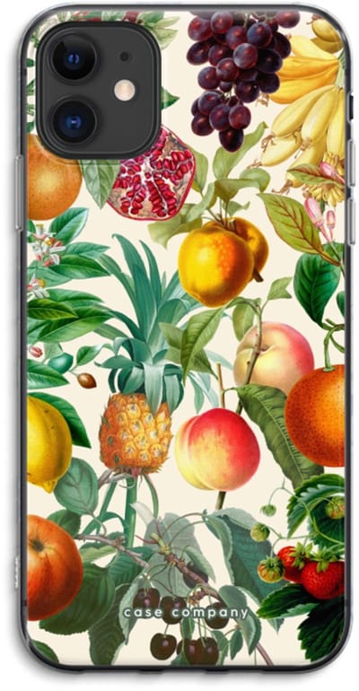 Case Company® - Hoesje geschikt voor iPhone 11 hoesje - Classic Flora - Soft Cover Telefoonhoesje - Bescherming aan alle Kanten en Schermrand