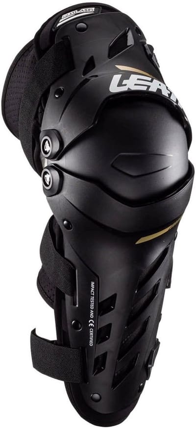 Knie en scheenbeschermers - Beschermers set - Sportieve bescherming - Dual-axis scharnier - Junior maat - Zwart