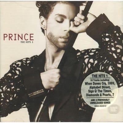 CD PRINCE Prince The Hits 1 9454312 Paisley Park 1993 Europa Soundtracks Musicals Gebruikt gray
