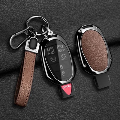 Auto Afstandsbediening Sleutelhoes Fob Cover Beschermer Houder Shell Voor Dodge Durango Magnum Journey Ram Challenger Charger Auto Accessoires black