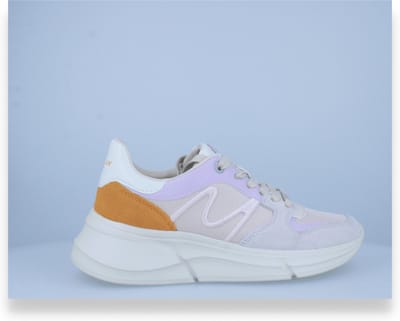 Mexx Dames Sneaker Khira Beige/lilac | Maat: 37