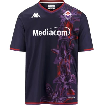 Maillot Kappa Kombat Extra Third 2023/24 Imprimé Lettres Confortable Doux Manches Courtes Rétro Maillot de Football Homme Violet FI23A08 L black